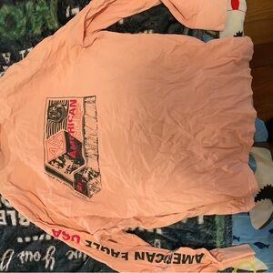 American Girl Peach Long Sleeve Top